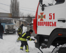 Снежный плен: новые случаи спасения на Донетчине (ФОТО)