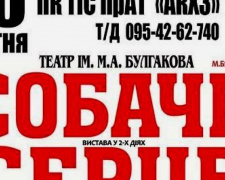 Авдіївців запрошують на виставу театру імені Булгакова &quot;Собаче серце&quot;