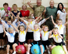 В Авдеевке малыши состязались в обновленном спортзале (Фото)