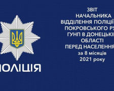 Начальник поліції Авдіївки відзвітував про роботу за вісім місяців