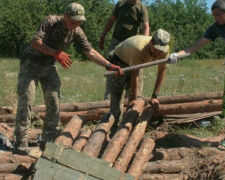 Блиндаж за Мемориалом защитникам Авдеевской промзоны начали реставрировать (ФОТО)