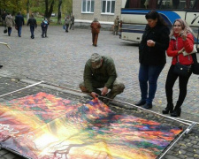 В Авдеевке продолжают готовиться к празднику Дня защитника Украины (ФОТОФАКТ)