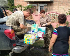 Авдеевские «симики» доставили помощь гражданскому населению