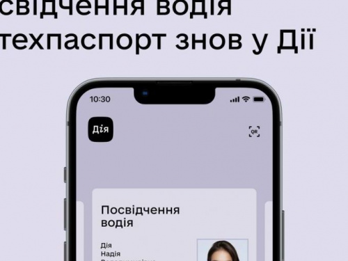 Посвідчення водія та техпаспорт повертаються в застосунок «Дія»