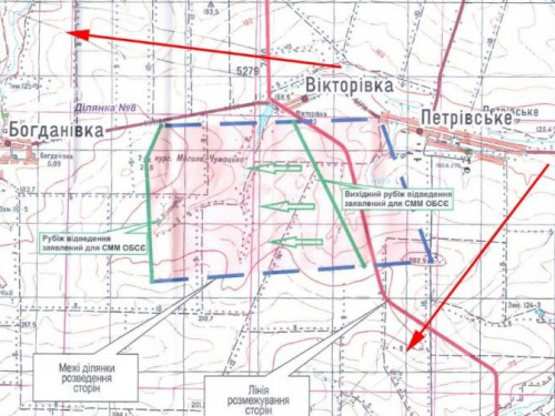 Боевики провоцируют защитников Украины в районе разведения сил и средств на Донбассе