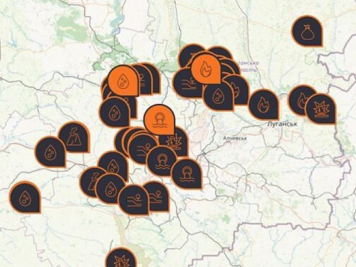 В Украіні створено мапу екологічних проблем Донбасу