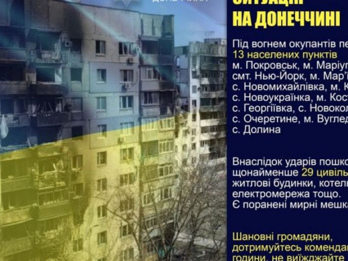 Оперативне зведення поліції Донеччини на 31 березня