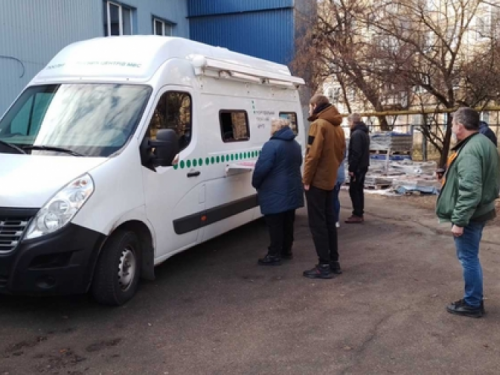 В Авдіївці відбувся прийом мобільного сервісного центру МВС України