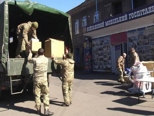 Четыре военных госпиталя  на Донбассе получили помощь на сумму более 500 000 гривен (ФОТО)