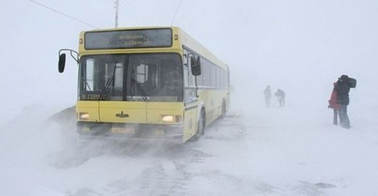 Снежные заметы стали причиной отмены рейсов Авдеевка – Покровск