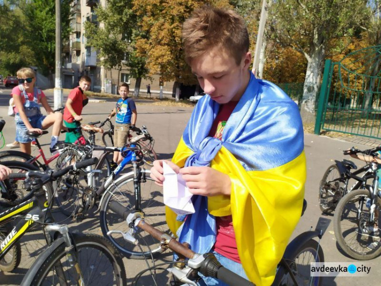 В Авдеевке состоялся исторический велопробег (ФОТО)