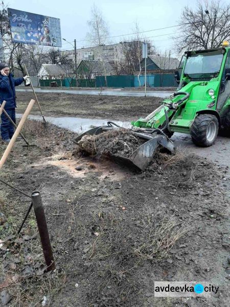 В Авдеевке проведен ряд работ по очистке города от мусора (ФОТОФАКТ)