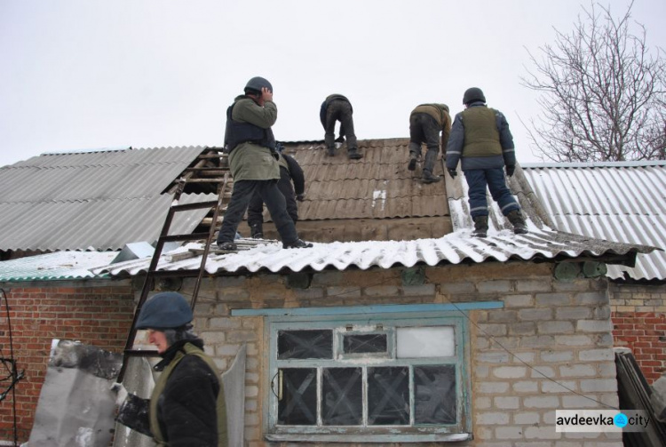 В Авдеевке число восстановленных после обстрелов домов  выросло до 270 (ФОТО)