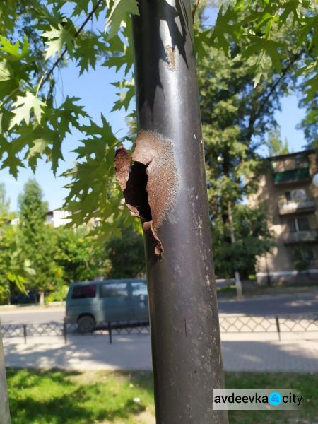 Сквер по улице Гагарина в Авдеевке стал светлее (ФОТО)