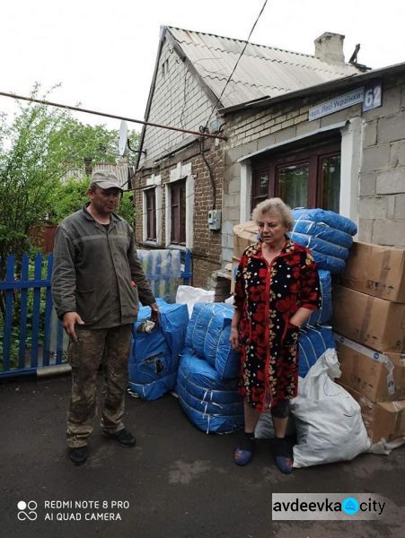 В Авдіївці роздали гуманітарну допомогу від Латвійської Республіки