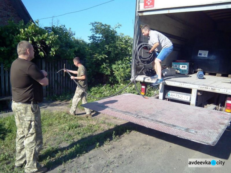 Авдеевские «симики» получали и развозили помощь