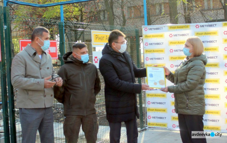 В Авдеевке открыли кислородную станцию (ВИДЕО)