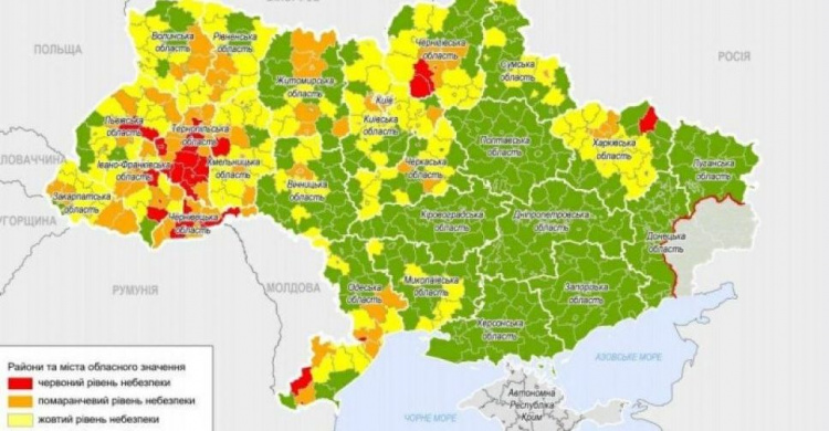 Авдеевка осталась в "оранжевой" карантинной зоне