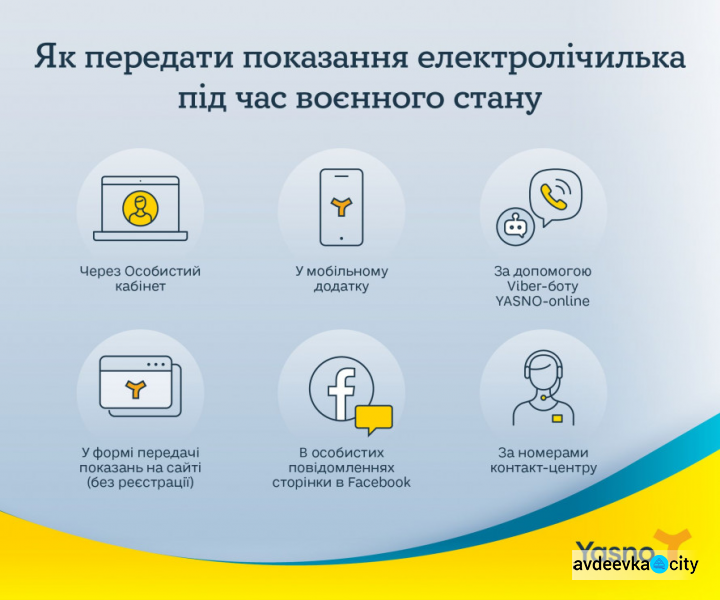 В YASNO розповіли, чи треба авдіївцям під час війни передавати показання електролічильника