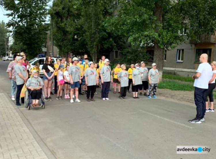 В Авдіївці Олімпійський день відзначили загальноміськими пробігом і зарядкою