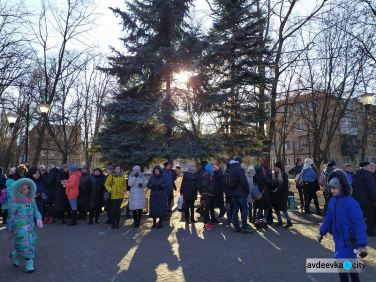 Авдіївка долучилася до відзначення Дня Гідності та Свободи (ФОТО)