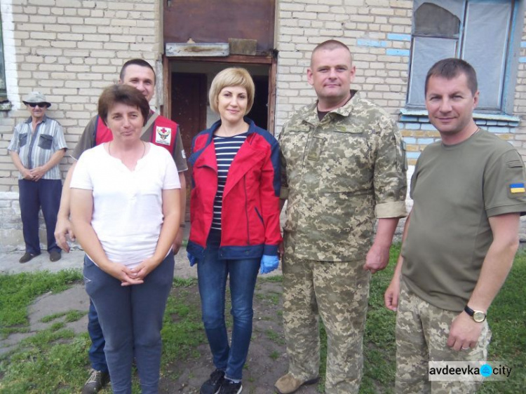 В прифронтовые Водяное и Каменку прибыла важная помощь