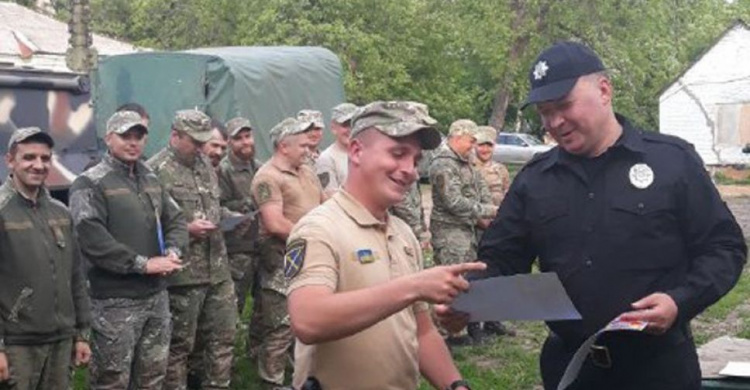 В Авдеевке благодарили полк особого назначения (ФОТО)