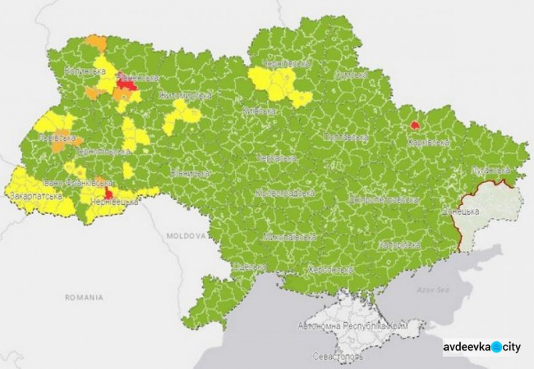 Донетчине удалось сохранить свое место в «зеленой зоне» карантина