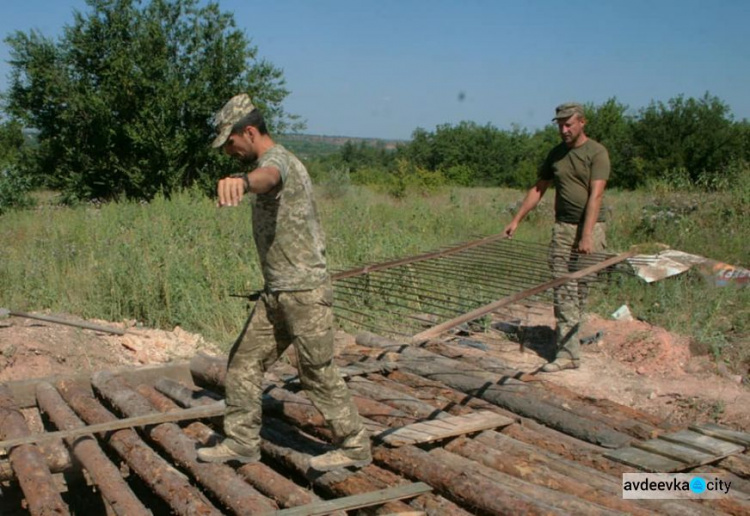 Продолжается реставрация блиндажа на мемориале у авдеевской промзоны