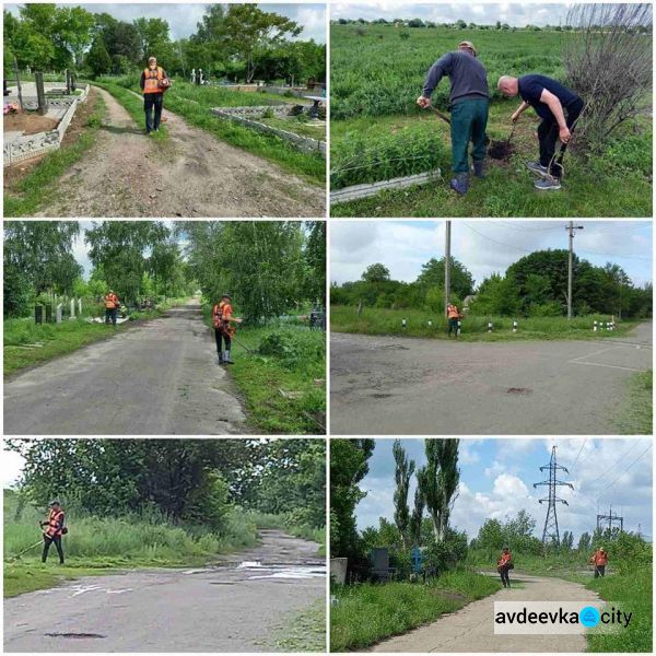 Комунальники виконують роботи з благоустрою в районі міського цвинтаря