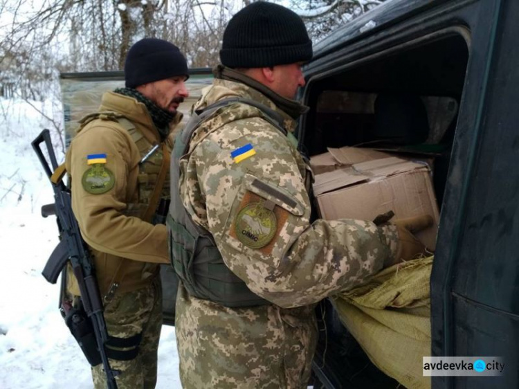 "Симики" доставили гуманитарку  в два недавно освобожденных села  на Донетчине (ФОТО)