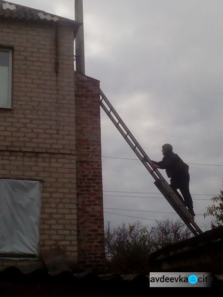 В Авдеевке восстановлены 111 домов, пострадавших от артобстрелов (ФОТО)