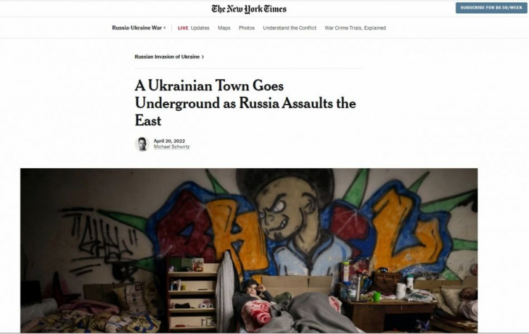 Життя Авдіївки очма журналістів The New York Times 