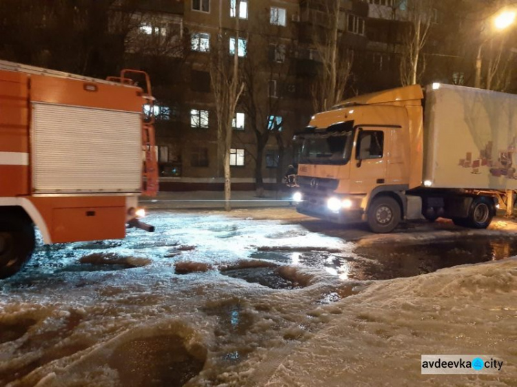 Пленников гололеда спасали в Донецкой области (ФОТО)