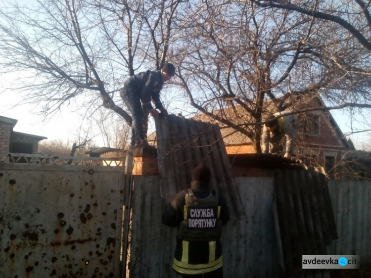 В Авдеевке   после обстрелов уже восстановлены 115 домов (ФОТО)