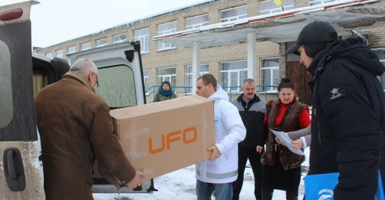 В Красногоровку доставили обогреватели (ФОТО)