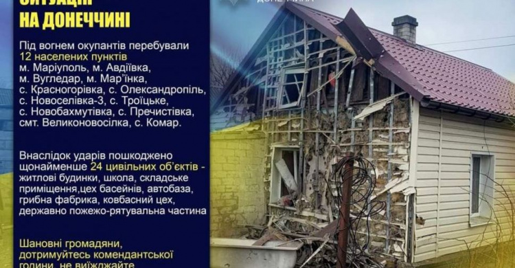 Оперативне зведення поліції Донеччини на 1 квітня