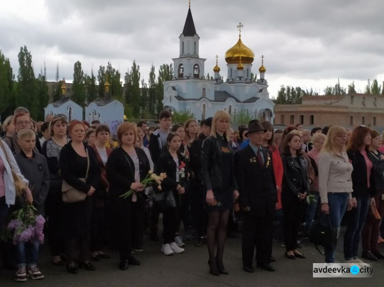 В Авдеевке прошли памятные мероприятия ко  Дню Победы (ФОТОРЕПОРТАЖ)