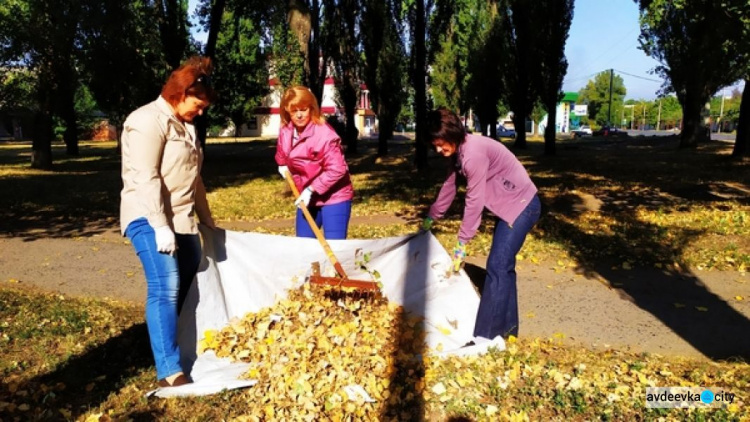 Авдеевцы навели порядок в родном городе