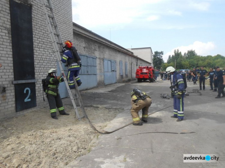 Спасатели из Авдеевки прошли Школу повышения оперативного мастерства (ФОТО)