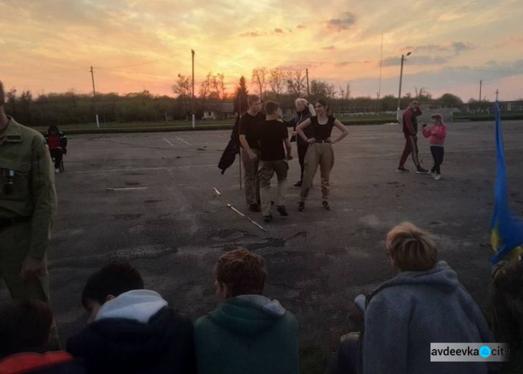 Авдеевские «соколята» обустроили палаточный городок на Киевщине (ФОТО)