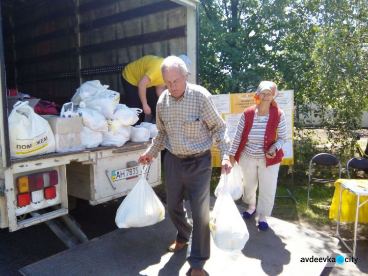 Представители Cimic Avdeevka обеспечили доставку продуктов в прифронтовую зону