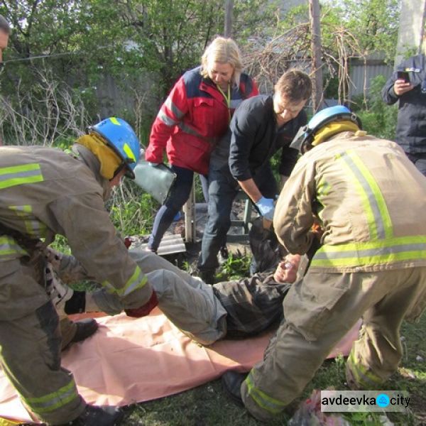 В Авдеевке под обвалом погиб человек (ФОТО)