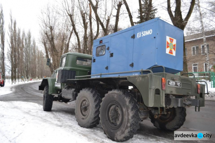 Повреждения порывов ЛЭП в Авдеевке были восстановлены (ФОТО)