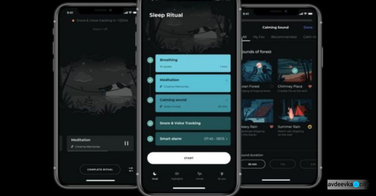 Украинское приложение для улучшения сна стало самым популярным в США