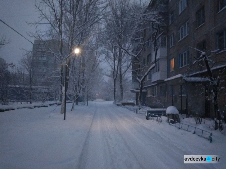 Греческий циклон достиг Авдеевки (ФОТОФАКТ)