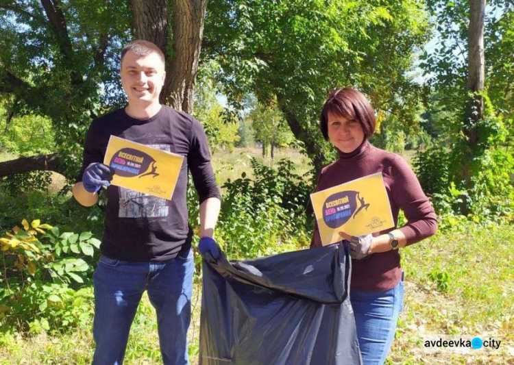 Авдіївці долучились до екологічної акції “World cleanup day”