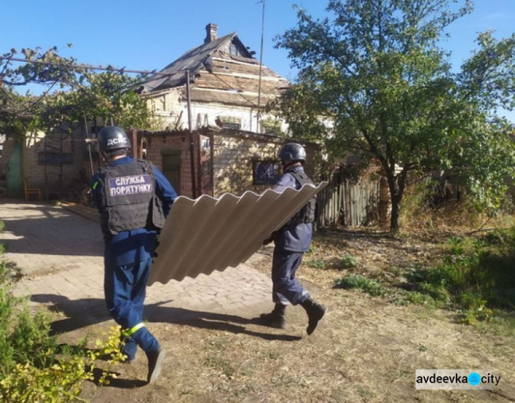 В Донецкой области продолжают восстанавливать жилые дома, поврежденные в результате боевых действий