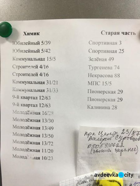 В Авдеевке снова стреляют