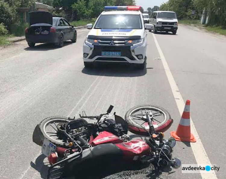 Полицейские напомнили авдеевским мотоциклистам ПДД